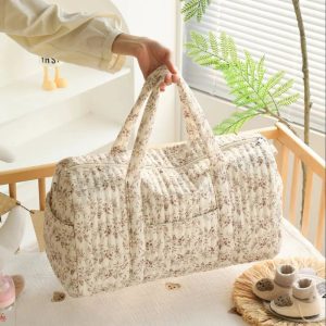 Sac à langer fleuri élégant pour mamans