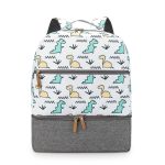 Petit sac à dos à langer dinosaure coloré
