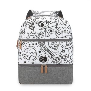 Petit sac à dos à langer espace pour parents modernes