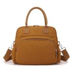 Sac à langer bébé en tissu imperméable gris