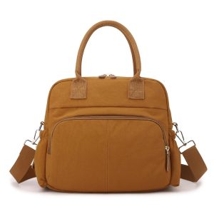 Sac à langer bébé en tissu imperméable gris
