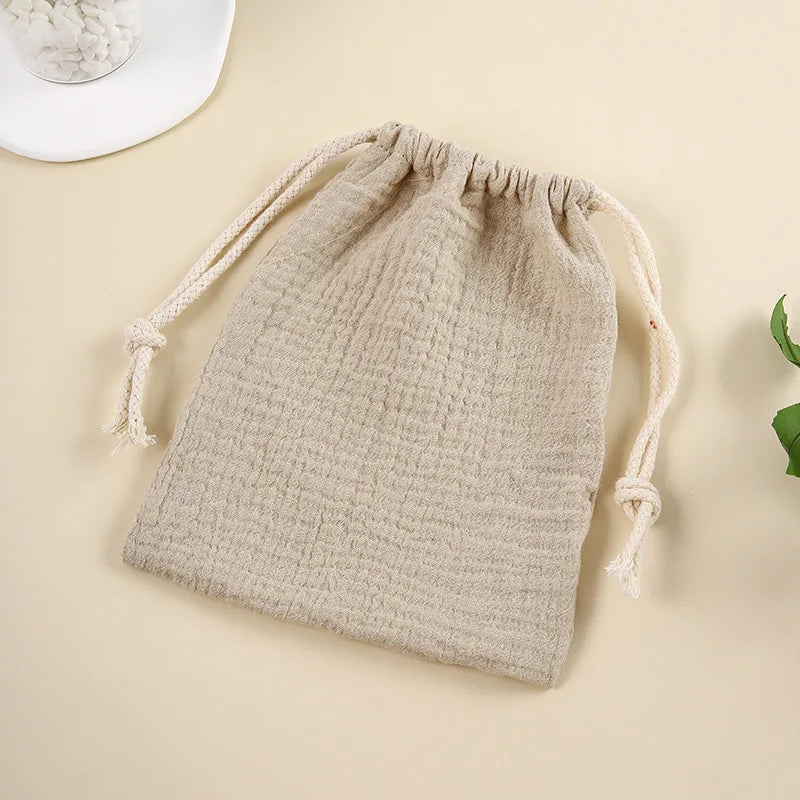 Vue profil sac à couche coton faible encombrement