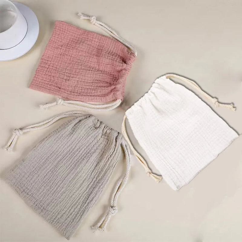 Sac à couche en coton avec poches pratiques
