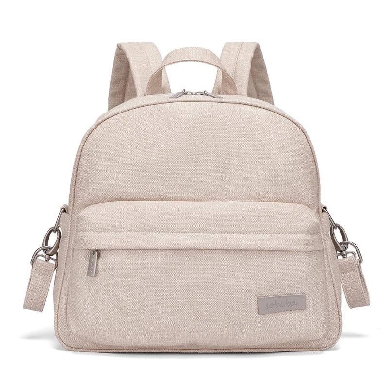 Sac à langer à dos multifonction avec plusieurs compartiments