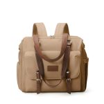 Sac à dos à langer marron pratique et élégant