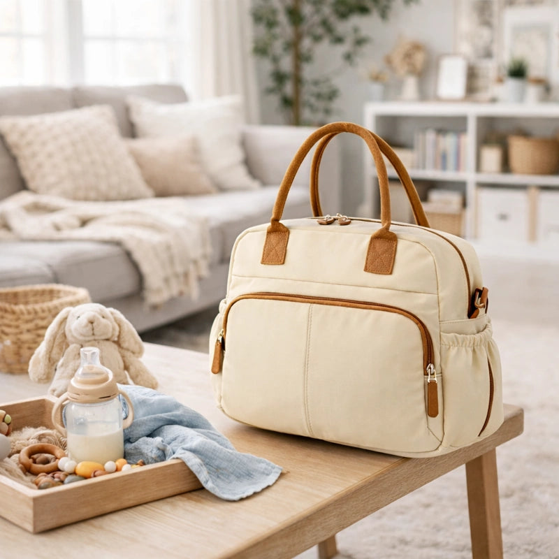 Intérieur spacieux du sac à langer pour affaires bébé