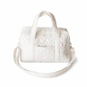Sac à langer bébé matelassé avec poches de rangement