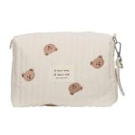 Sac à langer bébé ourson en peluche marron