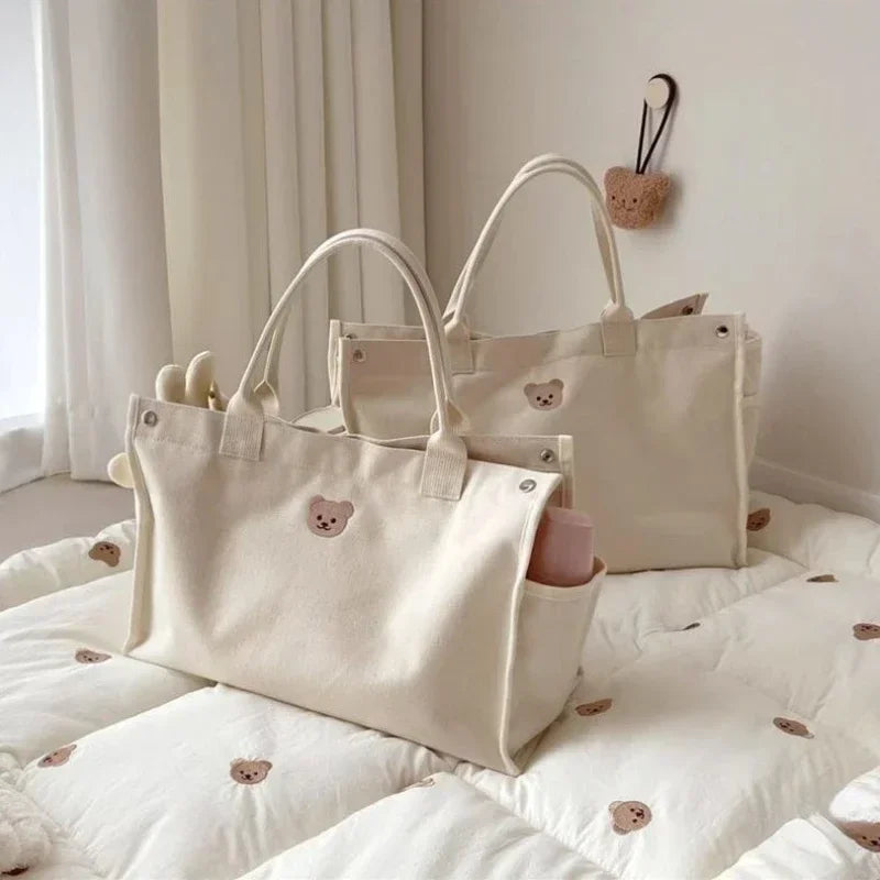 Sac à langer motif ourson pour bébé