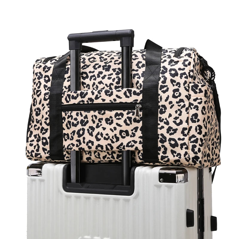 Sac pratique léopard pour jeune parent