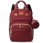 Sac à langer lit rouge convertible pour bébé