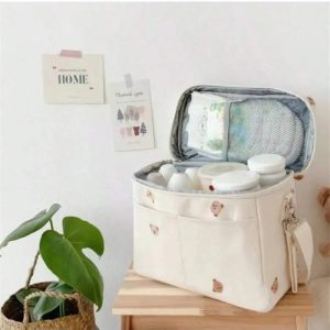 Sac à langer motifs petit ourson en tissu doux