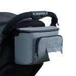 Sac à langer poussette en toile imperméable
