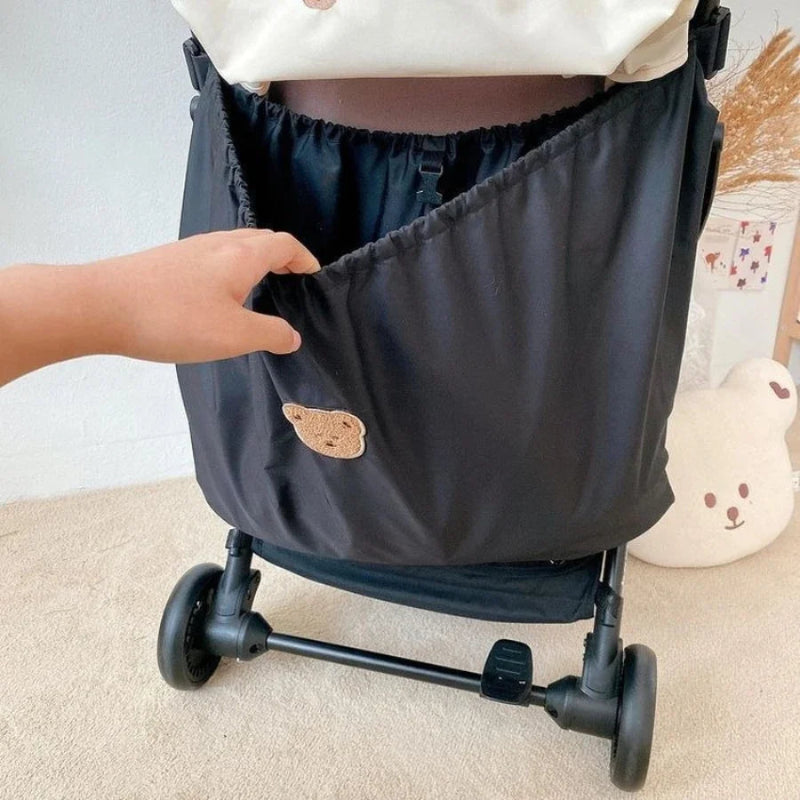 Accessoire poussette pratique pour organiser les affaires de bébé