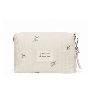 Petit sac à langer fleuri élégant pour bébé