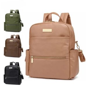 Sac à langer à dos imperméable avec poches multiples