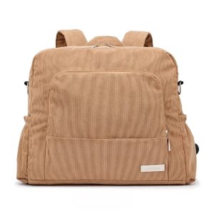 Sac à langer marron élégant et spacieux