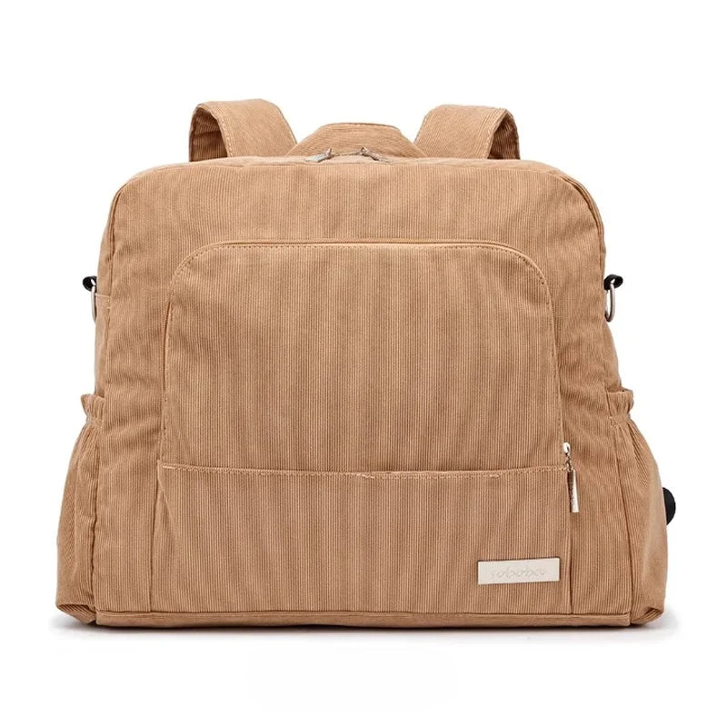Sac à langer marron élégant et spacieux